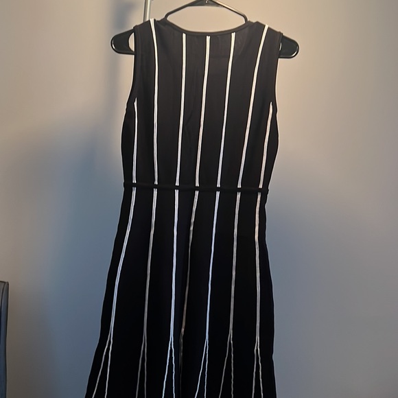 Black and white striped CK dress - Picture 3 of 3